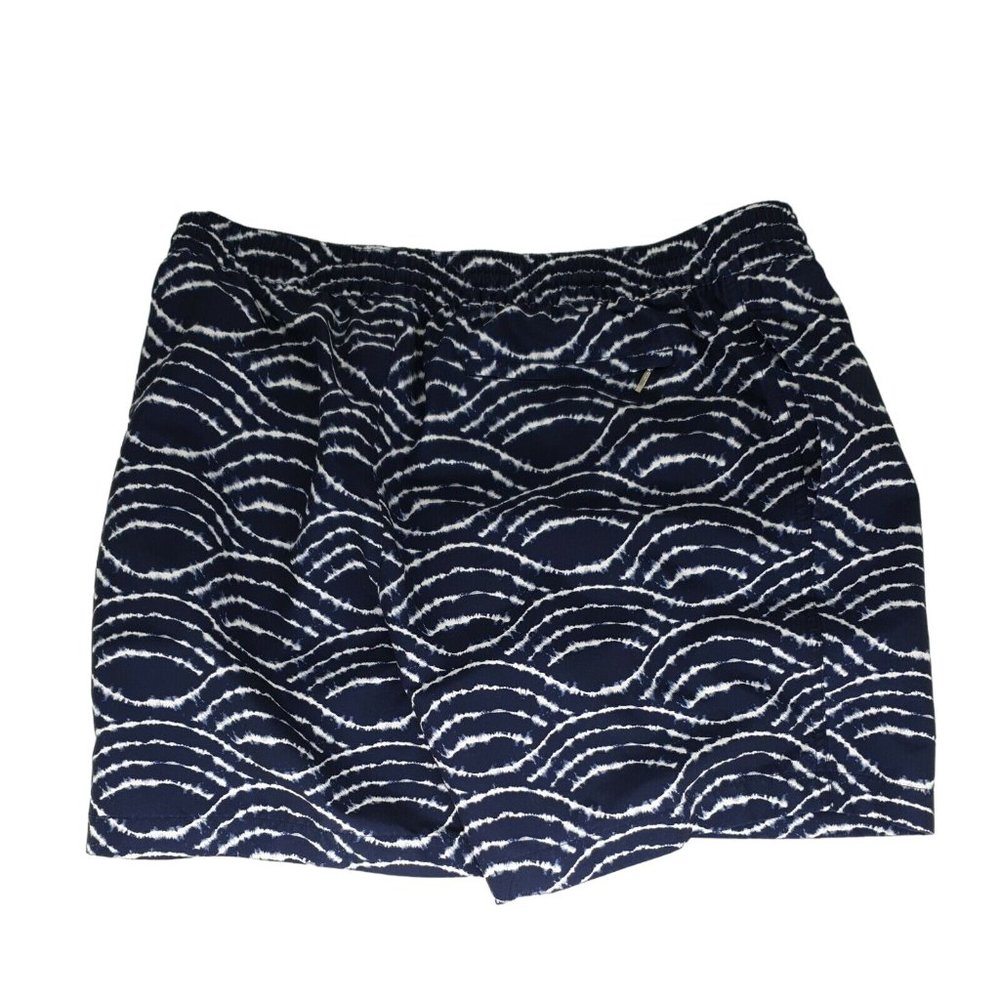 Murano Swimwear Trunks Mens XL Blue White Beach Vacation Lined Pockets Surf Soft - Picture 9 of 11